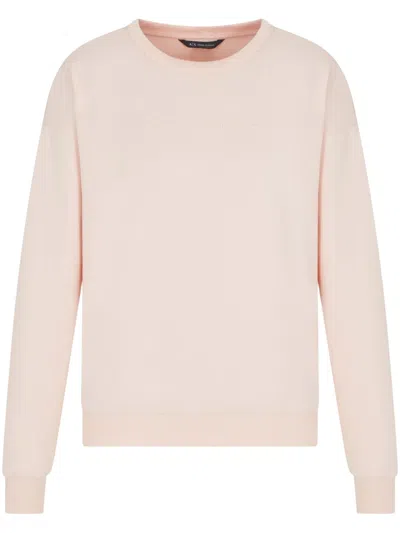 ARMANI EXCHANGE LOGO-EMBROIDERED SWEATSHIRT