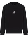 Armani Exchange Sweatshirt Mit Logo-stickerei In Schwarz