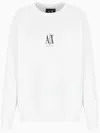 Armani Exchange Logo-embroidered Sweatshirt In White