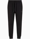 Armani Exchange Logo Sweatshirt Joggers In Black