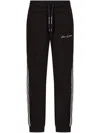Armani Exchange Logo-embroidered Track Pants In Black