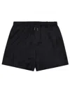 ARMANI EXCHANGE LOGO-JACQUARD SATIN SWIM SHORTS