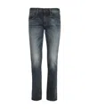 Armani Exchange Logo Jeans In Black
