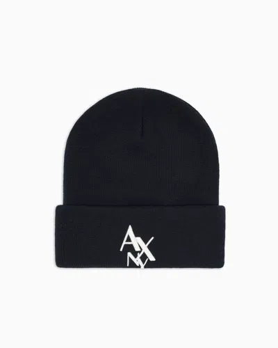 Armani Exchange Logo Joggers In Black