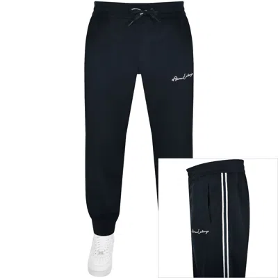 Armani Exchange Logo Joggers Navy