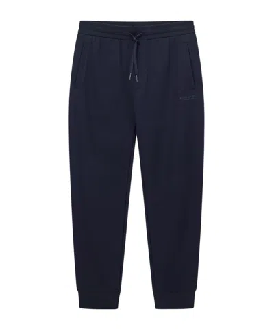 Armani Exchange Logo Jogging Pants In Blue