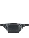 Armani Exchange Logo-lettering Belt Bag In Black