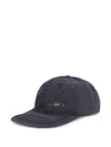 Armani Exchange Logo Patch Baseball Cap In Gray
