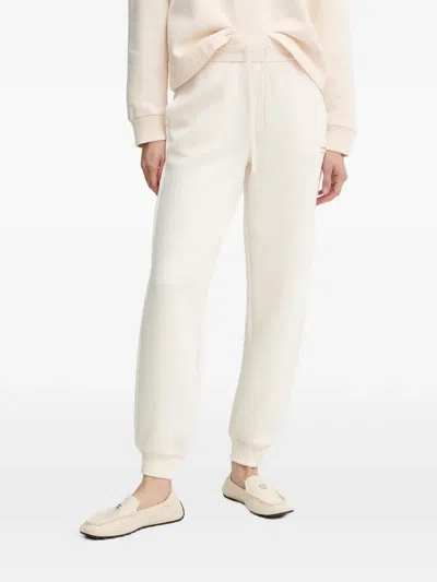 Armani Exchange Logo-patch Trousers In White