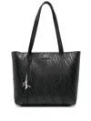 Armani Exchange Logo-pattern Tote Bag In Black