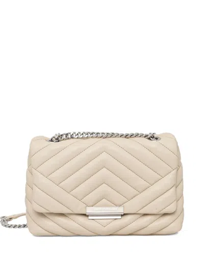 Armani Exchange Logo-plaque Cross Body Bag In Neutral