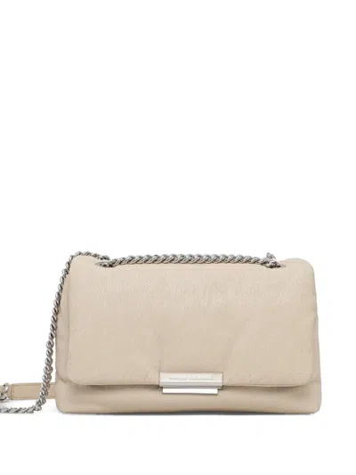 Armani Exchange Logo-plaque Cross Body Bag In Neutral