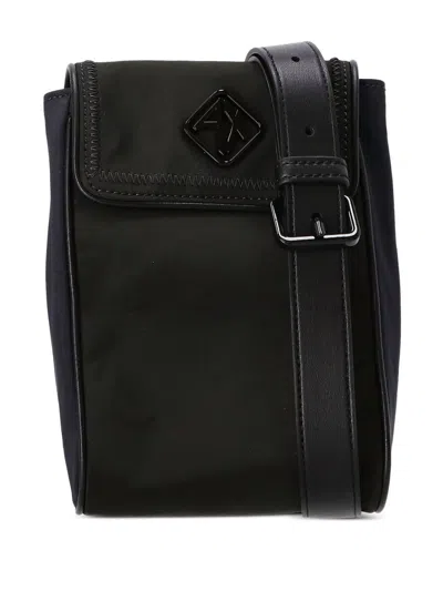 Armani Exchange Logo Plaque Phone Case In 黑色