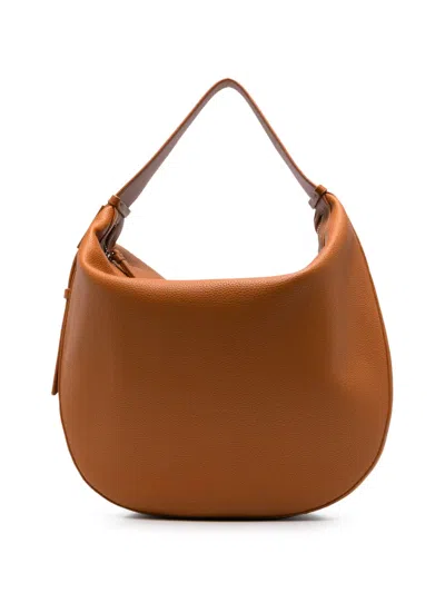 Armani Exchange Logo-plaque Tote Bag In Brown