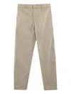 Armani Exchange Logo-plaque Trousers In Neutral
