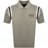 Armani Exchange Logo Polo T Shirt Ashley Beige In Nude