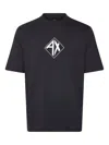 Armani Exchange Logo-print Cotton T-shirt In Black