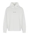 Armani Exchange Logo-print Hoodie In White