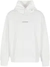 Armani Exchange Logo-print Hoodie In White