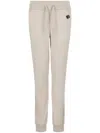 Armani Exchange Logo-print Jersey Track Pants In Neutrals