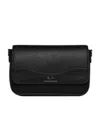 Armani Exchange Gradient Logo Shoulder Strap Crossbody Bag In Black