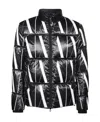 Armani Exchange Logo-print Padded Jacket In Black
