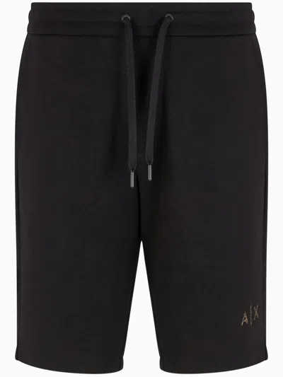ARMANI EXCHANGE LOGO-PRINT SHORTS