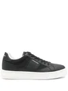 Armani Exchange Logo-print Sneakers In Black