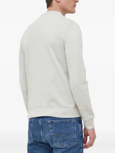 Armani Exchange Logo-print Sweatshirt In Burgundy