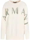 Armani Exchange Logo-print Sweatshirt In Neutrals