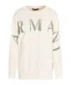 Armani Exchange Logo-print Sweatshirt In White