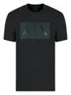 Armani Exchange Logo-print T-shirt In Black