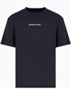 Armani Exchange Logo-print T-shirt In Blue