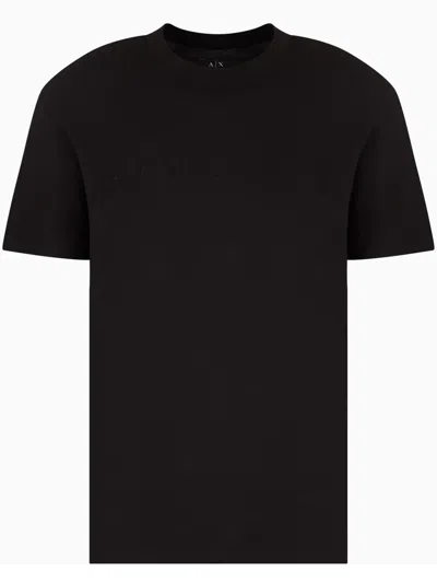 Armani Exchange T-shirt Mit Logo-print In Schwarz