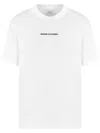 Armani Exchange T Shirts And Polos Beige In White