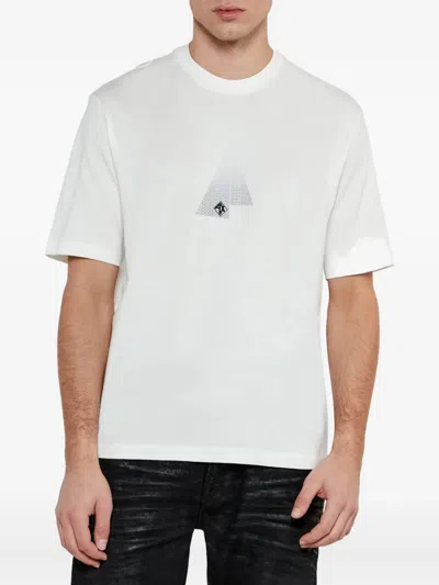 Armani Exchange Logo-print T-shirt In White