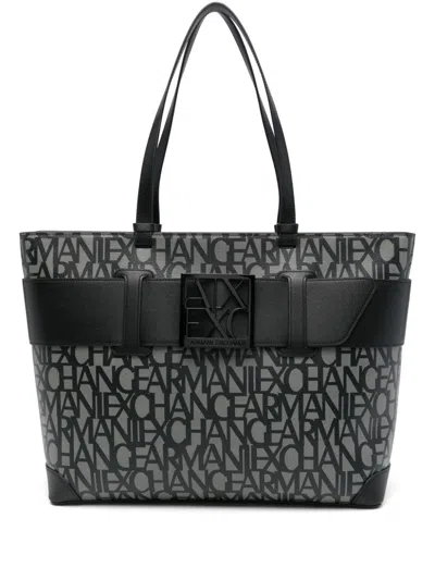 Armani Exchange Tote Bags  Woman Color Black
