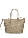 Armani Exchange Monogram-pattern Tote Bag In Neutrals