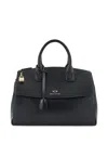Armani Exchange Asv Small Handbag With Padlock And Metal Details In Schwarz
