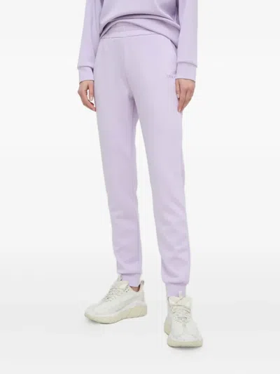 ARMANI EXCHANGE LOGO-PRINT TRACK PANTS
