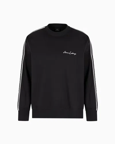 Armani Exchange Official Store Sweatshirts Without Hood In Black