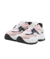 Armani Exchange Logo Sneakers In White/pink