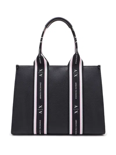 Armani Exchange Logo-strap Tote Bag