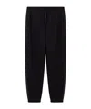 Armani Exchange Logo Stripe Jogging Pants In Black