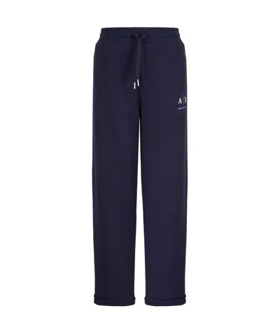 Armani Exchange Logo Sweatpants In Black