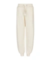 Armani Exchange A-line French Terry Jogger Trousers In White