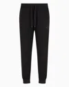 Armani Exchange Logo Sweatshirt Joggers In Black
