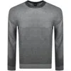 Armani Exchange Ribbed Cotton Sweater In Navy