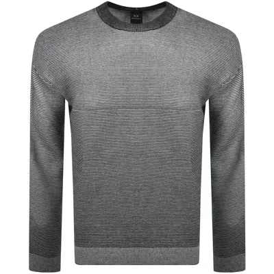 ARMANI EXCHANGE ARMANI EXCHANGE LOGO SWEATSHIRT NAVY