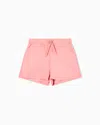 Armani Exchange Logo Sweatshirt Shorts In Pink